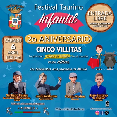 Cinco Villitas cumple 2 años